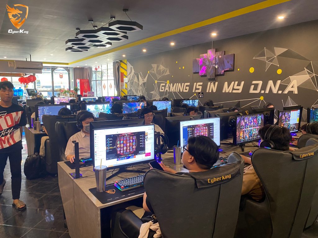 lắp đặt phòng game 50 máy