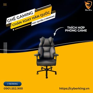 GHẾ GAMING CHÂN XOAY HÀN QUỐC