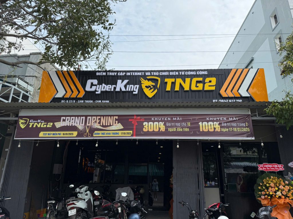 CyberKing TNG 2 Cam Ranh - Phòng Game Cấu Hình Khủng 2025