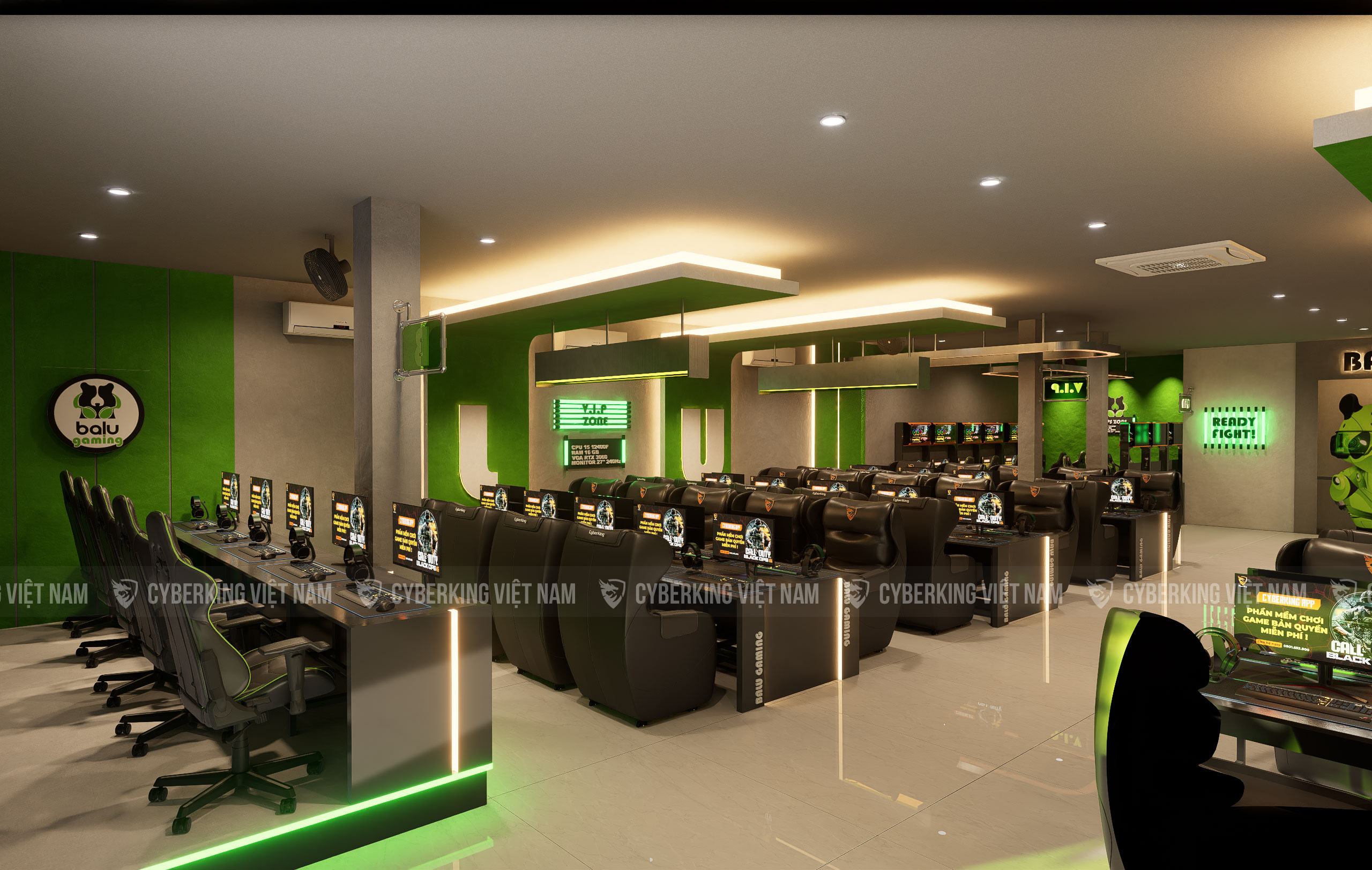 Phòng net Balu Gaming Tân Phú – không gian iCafe chuẩn eSports