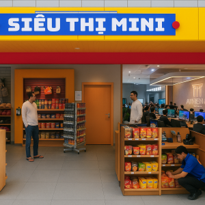 Cửa hàng tiện lợi kết hợp phòng net