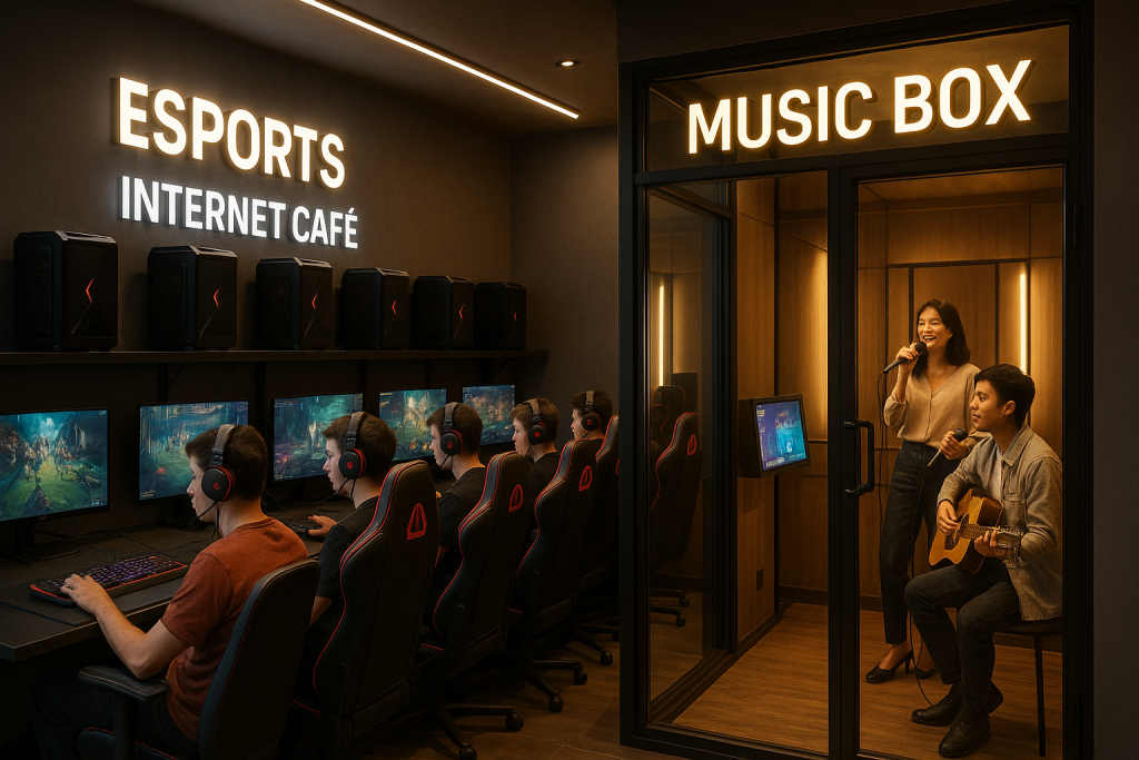 Phòng net kết hợp music box – Mô hình giải trí mới tối ưu lợi nhuận cho chủ đầu tư