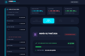 công cụ giúp bạn tính thuế nhanh chóng từ Cyberking