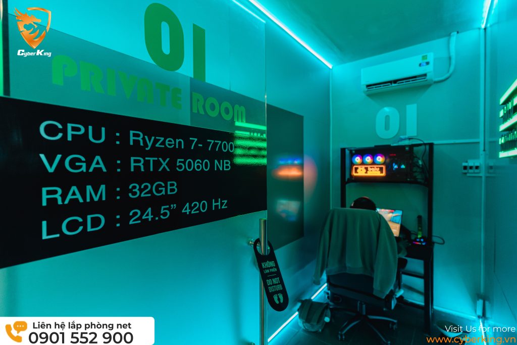 Phòng net riêng tư – Vì sao mô hình này đang lên ngôi trong thời đại cạnh tranh phòng game?