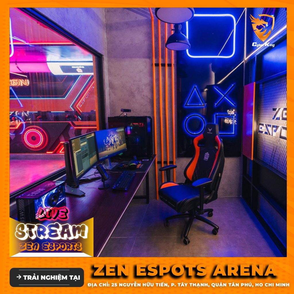 Tổng hợp phòng net tại TP.HCM: Có phòng Couple Room – Private Room – Live Stream Room do CyberKing setup