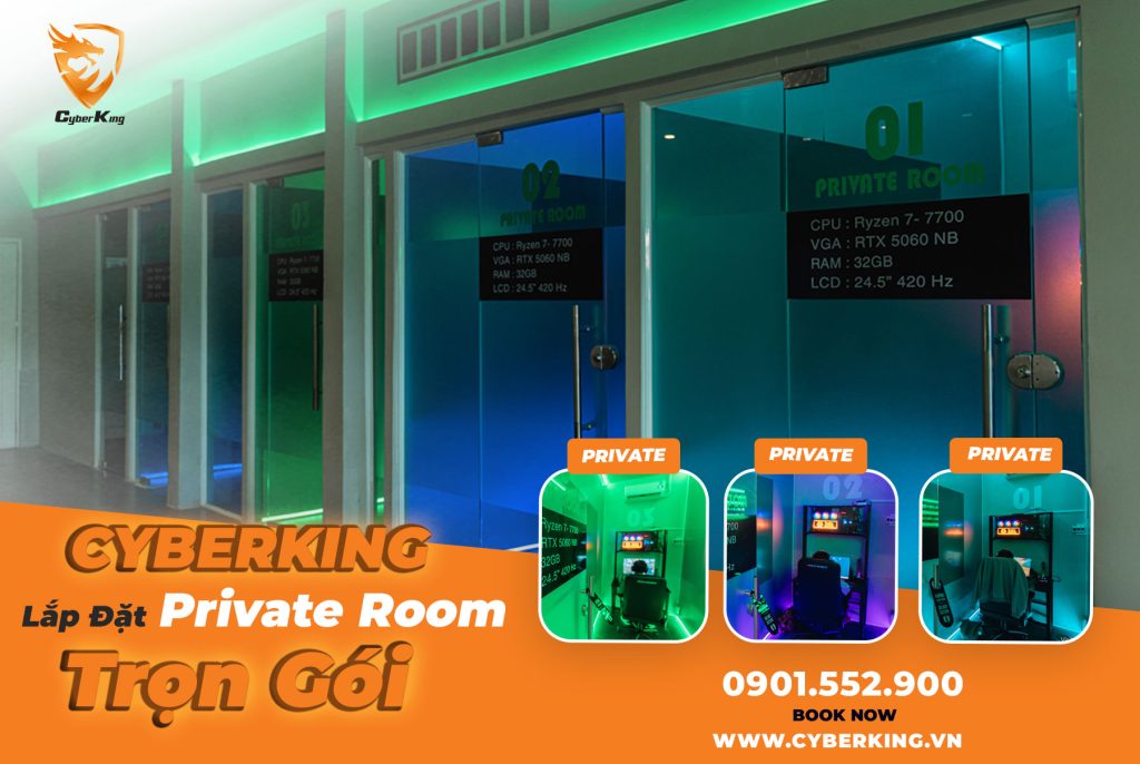 Xu hướng lắp đặt phòng net riêng tư – Điểm nhấn giúp phòng net thu hút khách mạnh mẽ