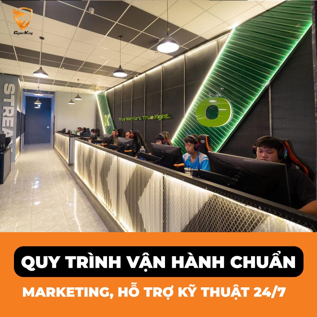 Nhượng quyền thương hiệu phòng net CyberKing – Giải pháp trọn gói cho nhà đầu tư muốn đi nhanh và chắc