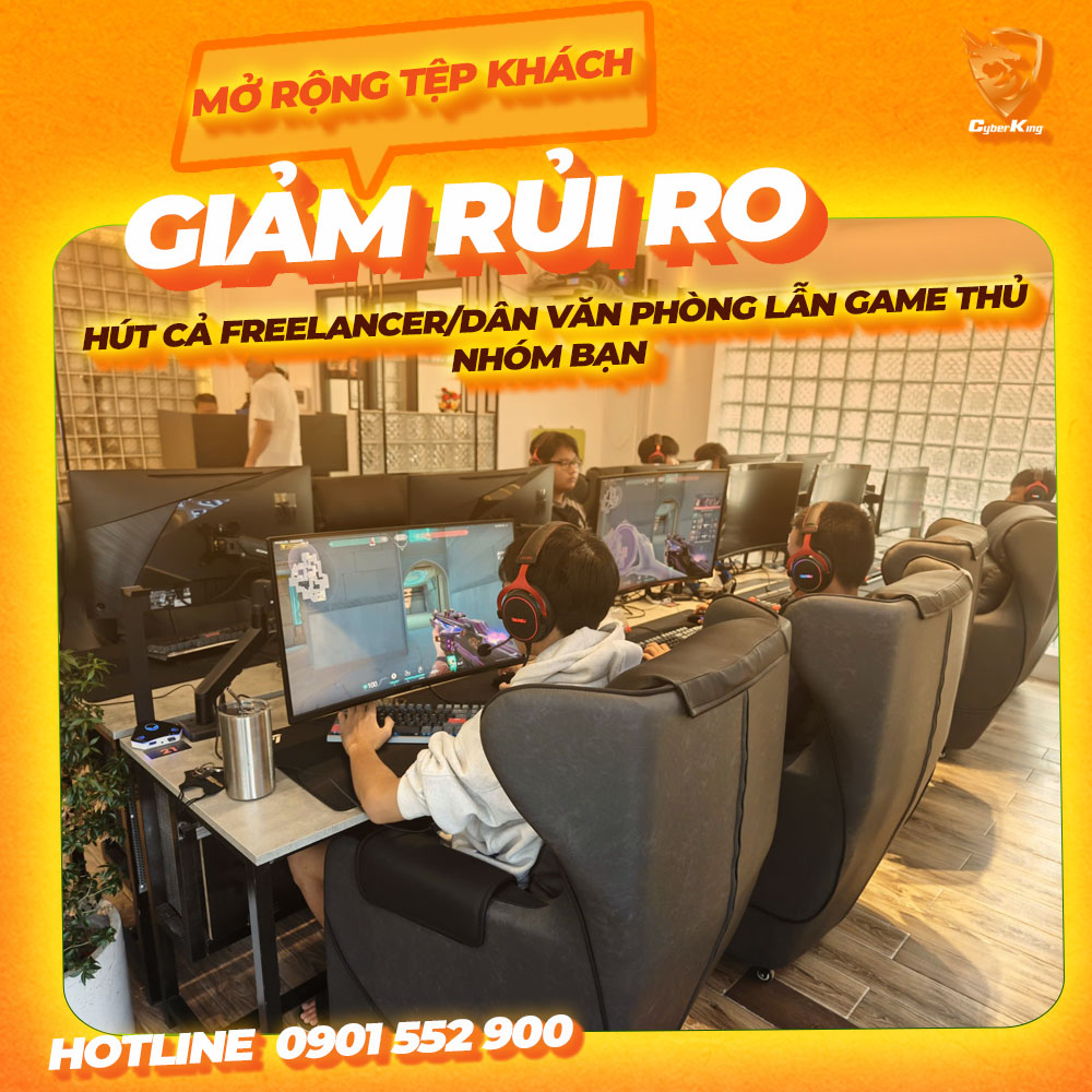 HYBRID NET + CÀ PHÊ/ĂN UỐNG: Một mặt bằng – hai dòng tiền để tối ưu doanh thu