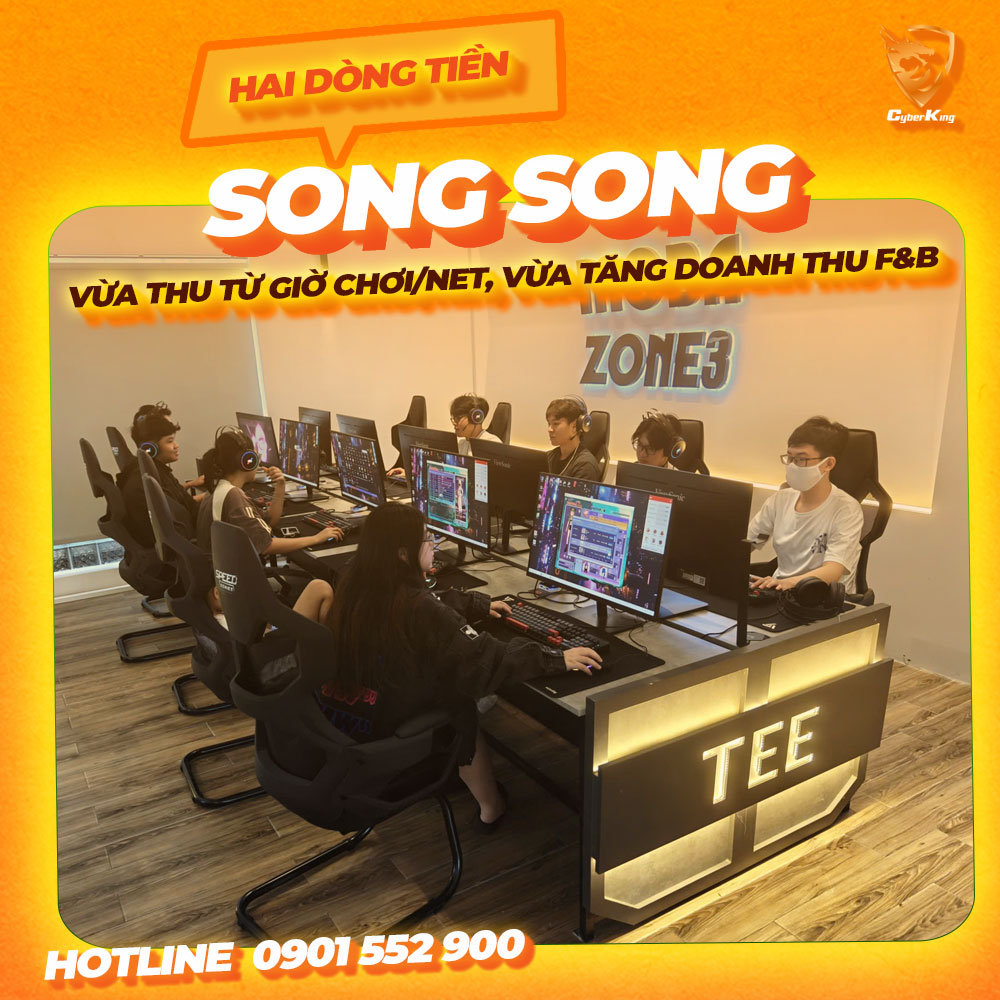 HYBRID NET + CÀ PHÊ/ĂN UỐNG: Một mặt bằng – hai dòng tiền để tối ưu doanh thu