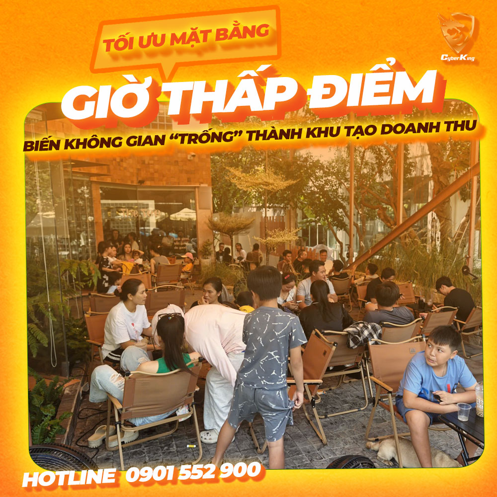 HYBRID NET + CÀ PHÊ/ĂN UỐNG: Một mặt bằng – hai dòng tiền để tối ưu doanh thu