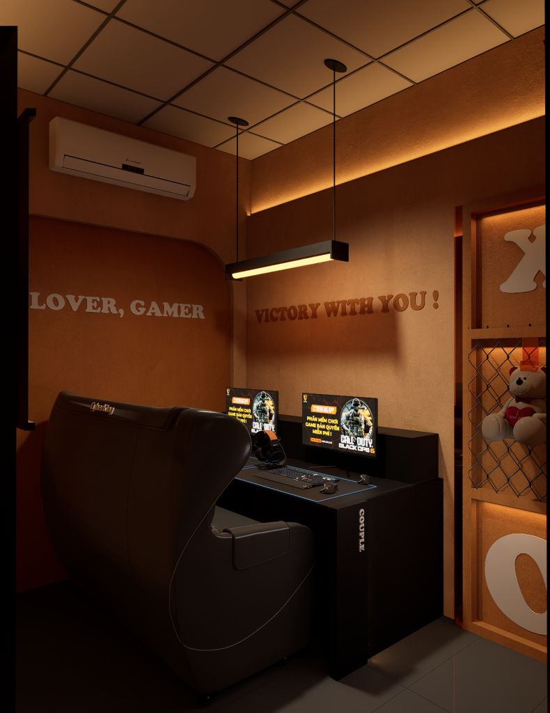 Mẫu phòng couple room đẹp cho phòng net: Gợi ý thiết kế tối ưu không gian & vận hành