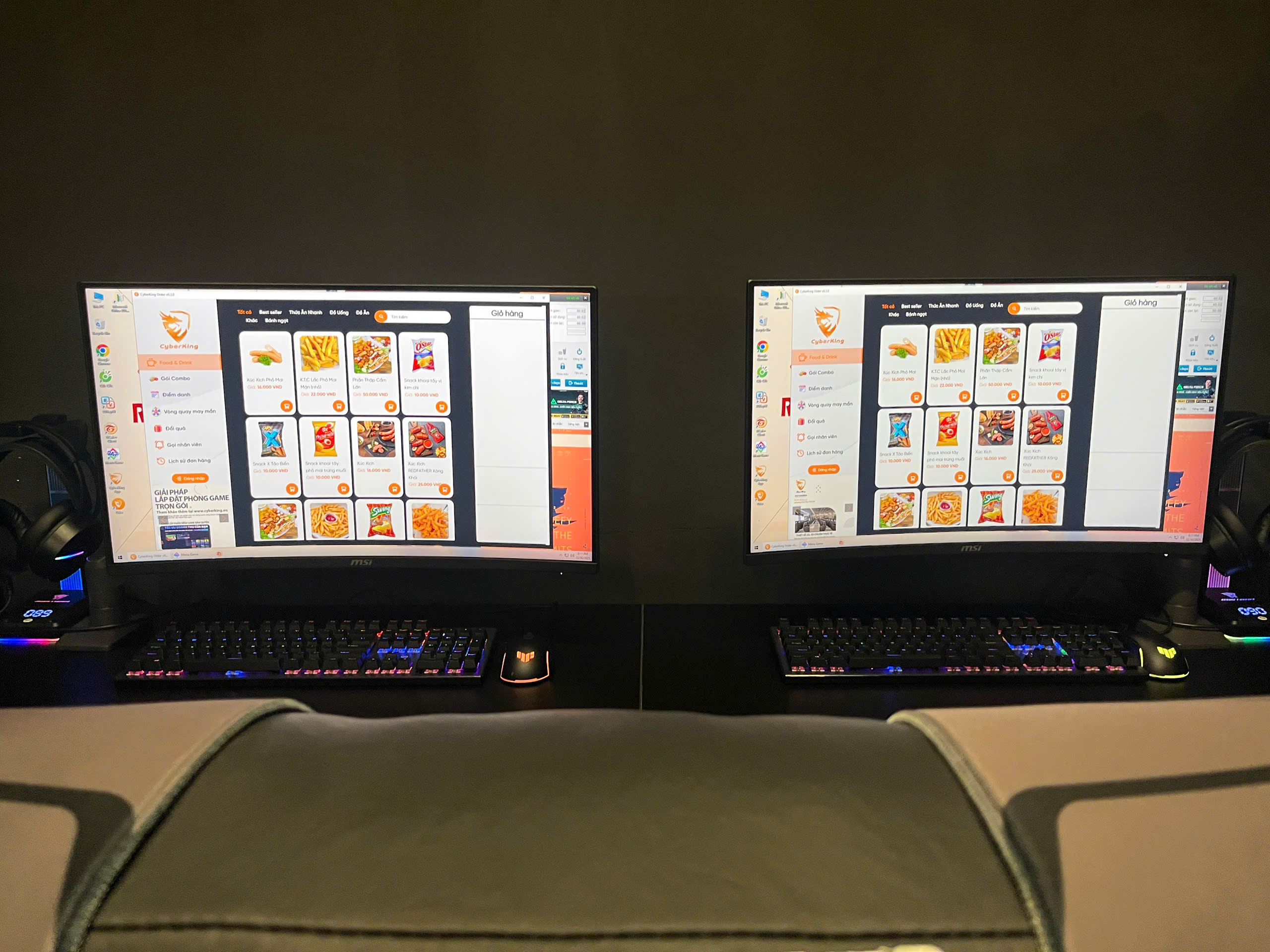 Phần mềm gọi món cho phòng net: “nâng cấp phòng máy” vừa tiện cho khách, vừa lời cho chủ quán