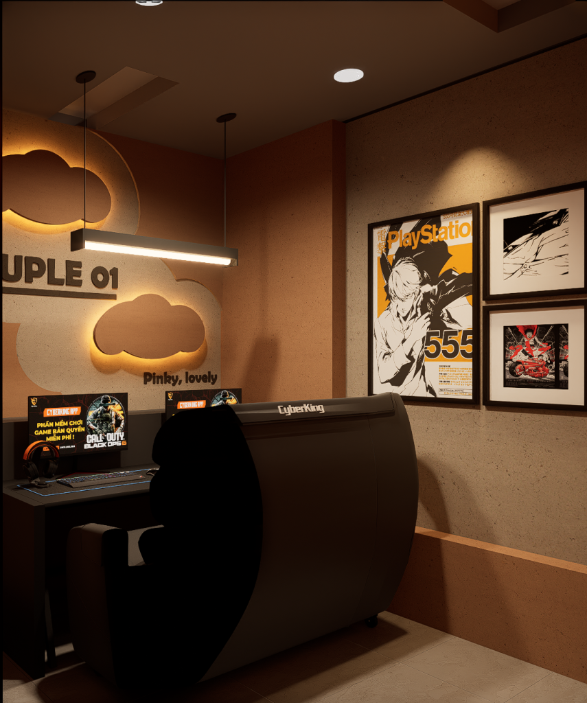 Phòng net Bình Chánh RHYTHM OF GAMING: Mô hình đa zone, đa trải nghiệm, cấu hình mạnh theo từng khu