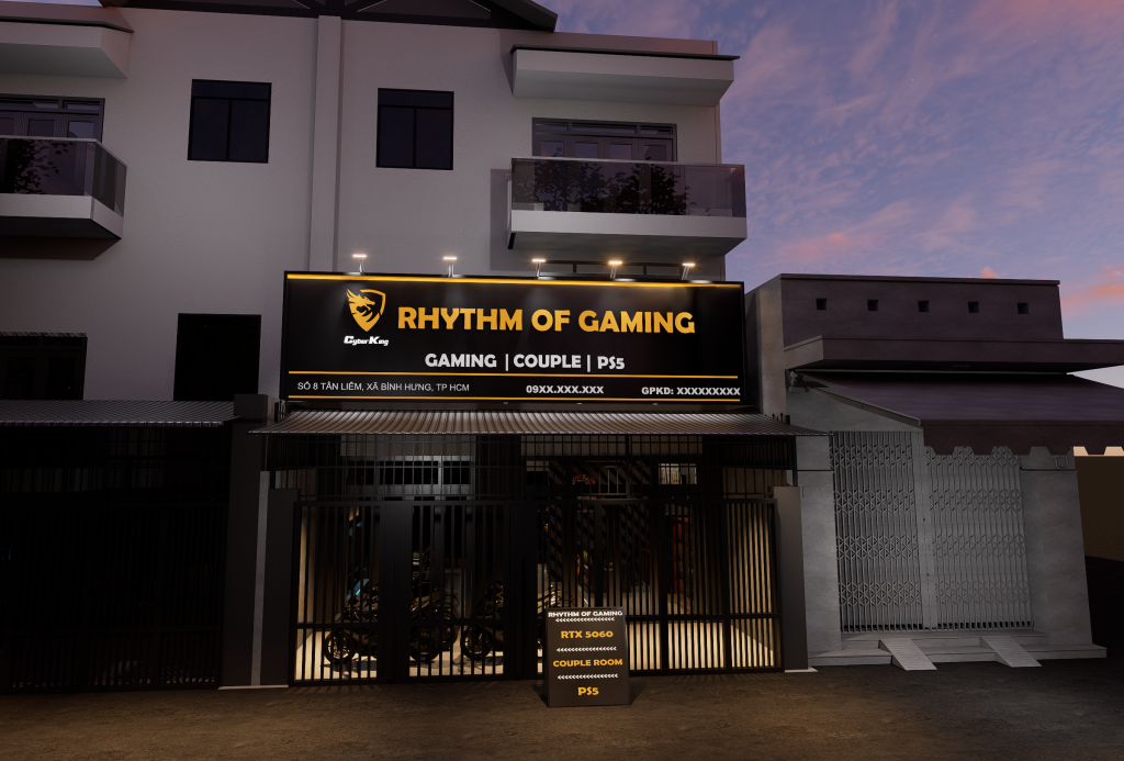 Phòng net Bình Chánh RHYTHM OF GAMING: Mô hình đa zone, đa trải nghiệm, cấu hình mạnh theo từng khu