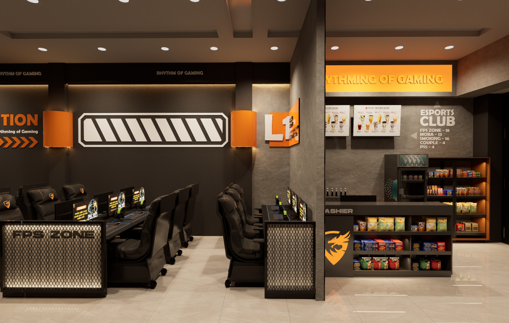 Phòng net Bình Chánh RHYTHM OF GAMING: Mô hình đa zone, đa trải nghiệm, cấu hình mạnh theo từng khu