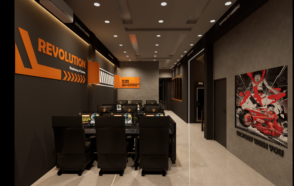 Phòng net Bình Chánh RHYTHM OF GAMING: Mô hình đa zone, đa trải nghiệm, cấu hình mạnh theo từng khu